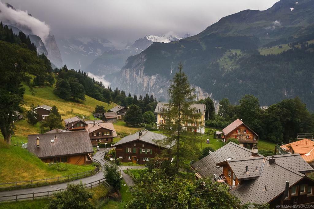 Residence "Les Cretes" Torgon エクステリア 写真